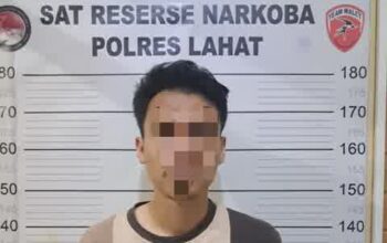 Polres Lahat Gerebek Bandar Sabu di Jalan Lahyangan, Barang Bukti dan Alat Hisap Disita