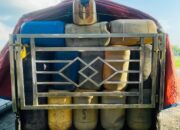 Polisi Gerebek Gudang Pengoplosan BBM di OKU, Ratusan Liter Bahan Bakar Diamankan