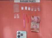 Gerebek Pondokan di Lubuk Keliat, Tim Satresnarkoba Polres Ogan Ilir Sita Paket Sabu Siap Edar