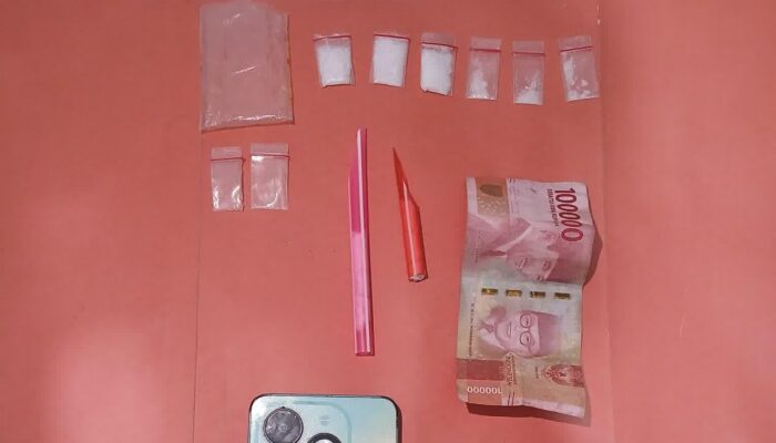 Gerebek Pondokan di Lubuk Keliat, Tim Satresnarkoba Polres Ogan Ilir Sita Paket Sabu Siap Edar