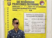 Unit 8 Satresnarkoba Polrestabes Palembang Amankan Pengedar Sabu 2,12 Gram di Bukit Kecil Palembang