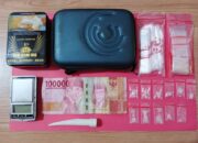 Polres OKI Bekuk Pengedar Sabu di Lempuing, Sabu 11 Paket 2,08 Gram Disembunyikan dalam Kaleng Rokok
