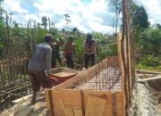 Gotong Royong bersama Tanpa Lelah : Kodim 0406/Lubuk Linggau dan Warga Sinergi bersama Bangun Jembatan Beton Desa Sungai Kijang