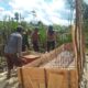 Gotong Royong bersama Tanpa Lelah : Kodim 0406/Lubuk Linggau dan Warga Sinergi bersama Bangun Jembatan Beton Desa Sungai Kijang