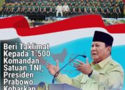 Pangdam II/Sriwijaya Bersama Para Dansat Jajaran Ikuti Apel Dansat 2026: Presiden Prabowo Kobarkan Semangat Juang dan Soliditas Kepada 1.500 Komandan Satuan TNI