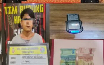 Gagalkan Peredaran Sabu, Satresnarkoba Polres PALI Tangkap Tersangka di Talang Ubi