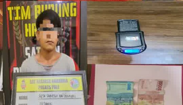 Gagalkan Peredaran Sabu, Satresnarkoba Polres PALI Tangkap Tersangka di Talang Ubi
