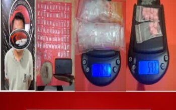 Penggerebekan di Madang Suku II, Polres OKU Timur Amankan Bandar dan Barang Bukti Narkotika