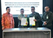Sinergi Perlindungan Jaminan Sosial, Kanwil Kemenag Sumsel dan BPJS Ketenagakerjaan Teken MoU