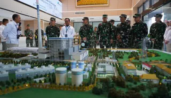 Perkuat Sinergi du Onjek Vital, Pangdam II Sriwijaya Tinjau Kawasan PLTU Sumsel 8 Muara Enim