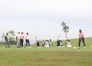 Olahraga Bersama di PTBA Tanjung Enim, Danrem 044/Gapo Dampingi Pangdam II/Swj Pererat Sinergitas