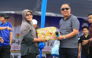Wagub Sumsel Cik Ujang Ajak Warga Lubuklinggau Terapkan Pola Hidup Sehat Lewat Senam Bersama