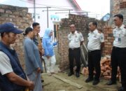 Kepala Kanwil Ditjenpas Sumsel Erwedi Supriyatno Bersama UPT Pemasyarakatan Kota Palembang Tinjau Progres Bedah Rumah