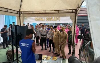 Polda Sumatera Selatan Dorong Kemandirian Ekonomi dan Ketahanan Pangan Melalui Bank Sampah Mobile Polres Lahat