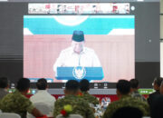 Kasdam II/Swj menghadiri kegiatan kegiatan Launching KDKMP secara Virtual yang langsung dipimpin oleh Presiden RI