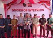 Konferensi Pers di Empat Lawang, Kapolda Sumsel Pimpin Pemusnahan 200 Kilogram Ganja