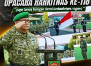 Kodam II/Sriwijaya Gelar Upacara Harkitnas Ke-118, Irdam II/Swj Bacakan Sambutan Menkomdigi