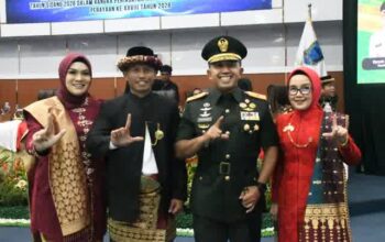 Danrem 044/Gapo Apresiasi Semangat Kebersamaan di Hari Jadi Kabupaten Lahat