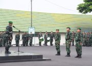 Tingkatkan Jiwa Nasionalisme, Korem 044/Gapo Gelar Upacara Bendera