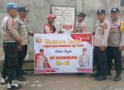 Dukung Program Prioritas Nasional, Polres OKU Timur Bagikan Bantuan Pangan untuk Lansia