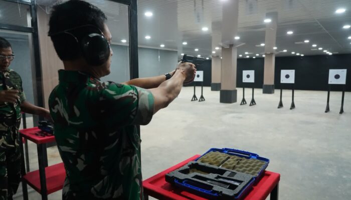 Kodam II/Sriwijaya Resmikan Lapangan Tembak Pistol Indoor Modern Ksatria Sriwijaya