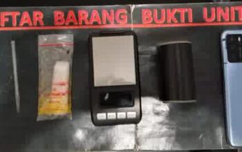 Polrestabes Palembang Akhiri April 2026 dengan Bekuk Pengedar Sabu Bersenjata Timbangan di Jakabaring Palembang