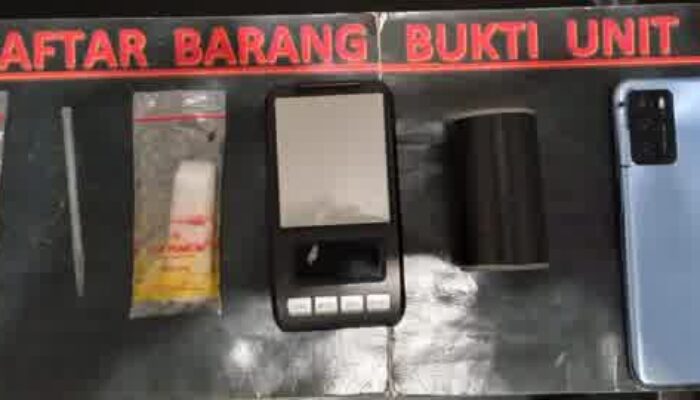 Polrestabes Palembang Akhiri April 2026 dengan Bekuk Pengedar Sabu Bersenjata Timbangan di Jakabaring Palembang