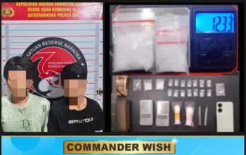 Polisi Bongkar Rumah Pengedar Sabu di OKU, Dua Pelaku Ditangkap dengan Barang Bukti Lengkap