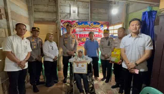 Polda Sumsel Dukung Program Kesejahteraan Nasional Melalui Bantuan Sosial di Prabumulih