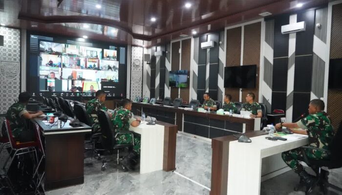 Kasdam II/Swj Terima Paparan Danrem dan Dandim 0418/Palembang Terkait Pembangunan KDKMP