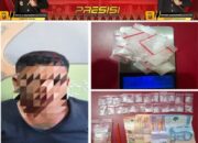 Pengedar Sabu Dibekuk Saat Sedang Mengemas Barang Haram di Arimbi Jaya, Rekan Melarikan Diri