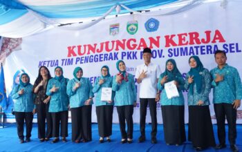 Feby Herman Deru Monitoring 10 Program Pokok PKK di Muratara, Resmikan Galeri UMKM dan Tinjau Stand UP2K