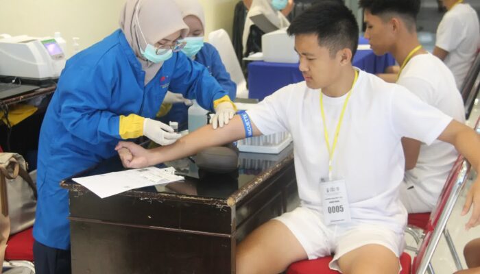 Cetak Generasi Bhayangkara Berkualitas, Polda Sumsel Gelar Rikkes Tahap II Taruna Akpol 2026