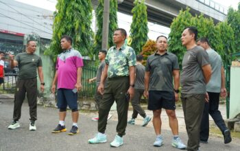 Pangdam II/Sriwijaya Cek Progres Rehab Swadaya Rumdis Pamen Kodam