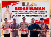 Dari Pembinaan Menuju Kemandirian, Polres OKI Hadirkan Rumah Layak Huni untuk Mantan Napiter