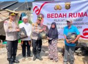 Dukung Program Kesejahteraan Nasional, Polda Sumsel Gelar Bedah Rumah di Banyuasin