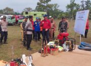Dukung Program Presiden, Polda Sumsel Gelar Simulasi Penanganan Karhutla di Muratara