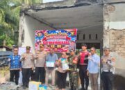 Wujudkan Program Presisi, Polda Sumsel Salurkan Bantuan Sosial untuk Korban Kebakaran di Prabumulih