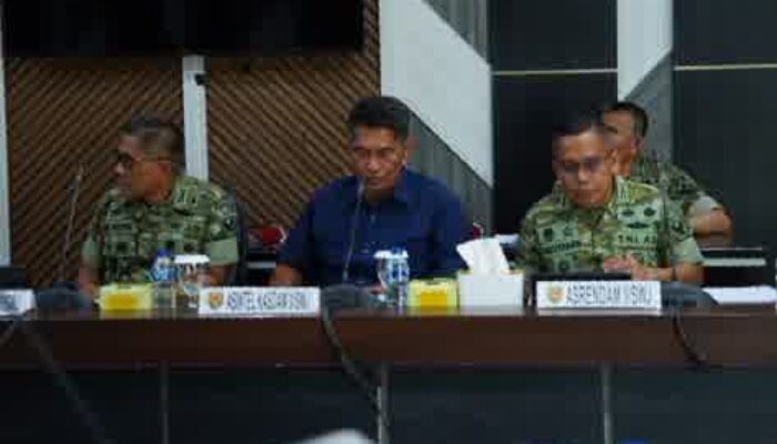 Sinergi TNI AD : Kasdam II/Swj Ikuti Rapat Evaluasi Tuksat Brigif dan Yonif Bersama Wakasad