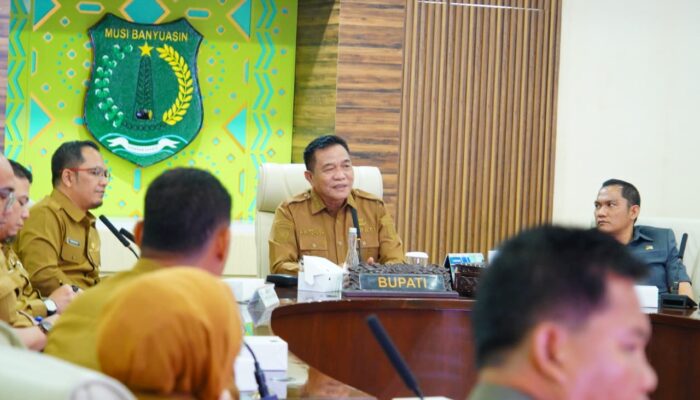 Bupati Muba Pimpin Rapat Bersama Forkopimda Bahas Tindak Lanjut Aspirasi Legalisasi Penyulingan Minyak Rakyat