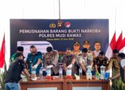 Polda Sumsel Musnahkan 2 Kilogram Sabu Hasil Pengungkapan Jaringan Narkoba di Musi Rawas