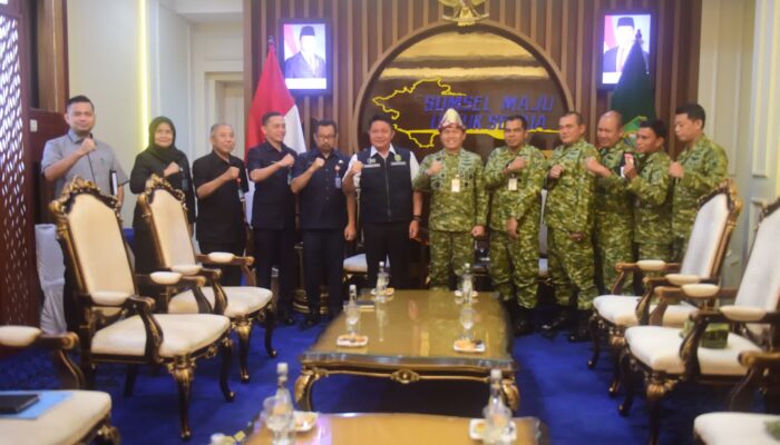 Herman Deru Sambut Danlanud Sri Mulyono Herlambang Baru, Tegaskan Komitmen Perkuat Sinergi untuk Sumsel