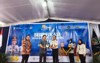 Rutan Kelas I Palembang Jadi Lokasi Sertifikasi Tenaga Kerja Terampil MTU Kementerian PUPR, Dibuka oleh Asisten II Kota Palembang Mewakili Walikota