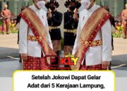 Presiden ke-7 Republik Indonesia, Joko Widodo atau Jokowi dijadwalkan melakukan kunjungan ke Provinsi Lampung