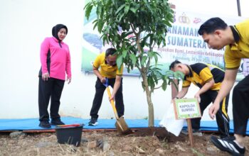 Polda Sumsel Luncurkan Gerakan Tanam 10.000 Pohon Serentak Sambut Hari Bhayangkara ke-80