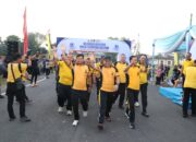 Kapolda Sumsel Pimpin Olahraga Bersama, Perkuat Soliditas dan Kesiapan Personel Sambut Hari Bhayangkara ke-80
