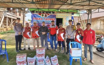 Polres Empat Lawang Hadir untuk Korban Kebakaran, Salurkan Bantuan di Muara Pinang