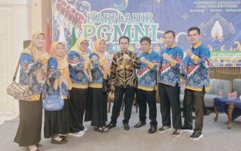 Hadiri Harlah Ke-5 PGMNI, Ketua PW Sumsel Hendri Sudirman Komitmen Perjuangkan Kesejahteraan Guru Madrasah