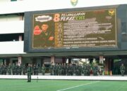 Hangatkan Semangat Pagi, Aslog Kasdam II/Swj Kolonel Kav Solikhin., S.Sos. M.M., Pimpin Upacara Bendera Mingguan
