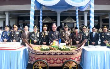 Hadiri Upacara Hari Bhayangkara Ke-80, Danrem 044/Gapo Apresiasi Pengabdian Polri